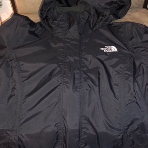 North face rain coat